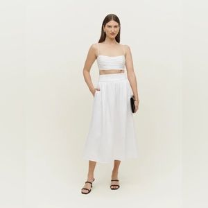 Reformation Louise Linen Two Piece Set
